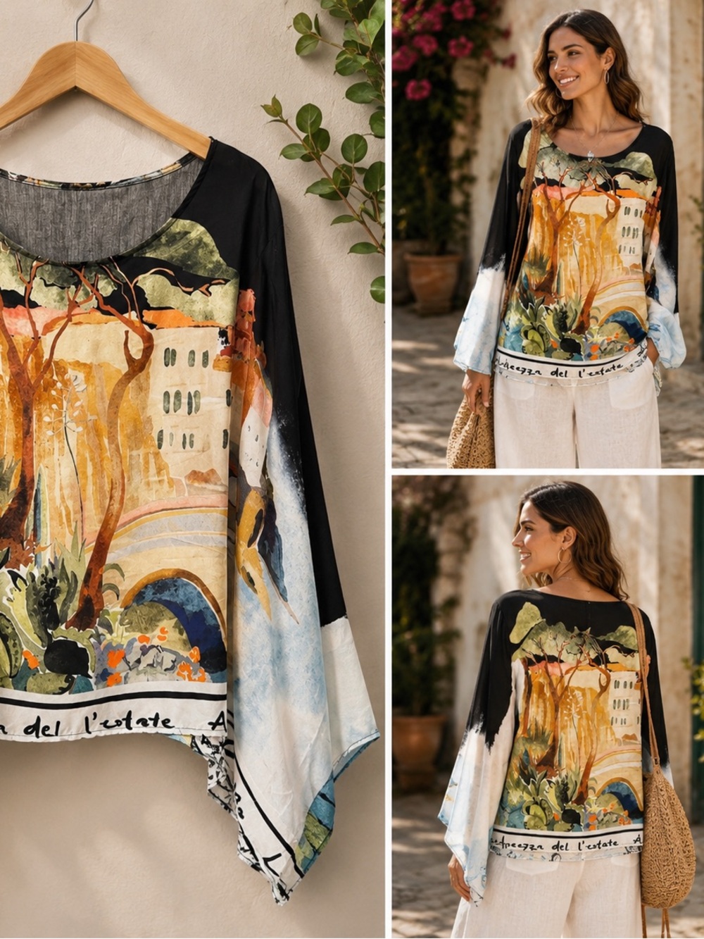 CECILE WANG - Tunique Satinée wrap shawl NWT
